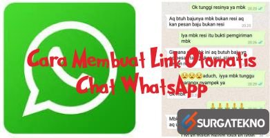 cara membuat link otomatis chat whatsapp
