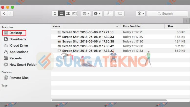 Tempat File Hasil Screenshot Macbook