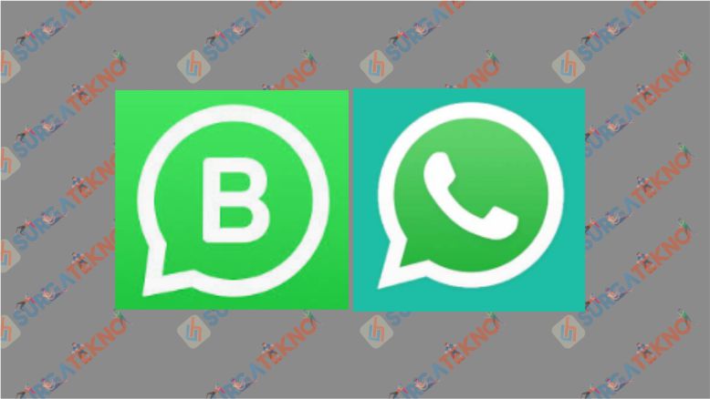 Perbedaan logo whatsapp biasa dan business