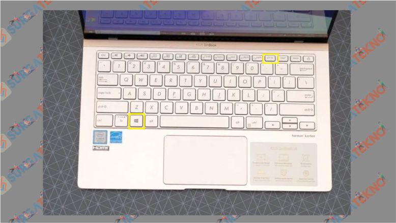 Tombol Windows + PrtSc Laptop Asus