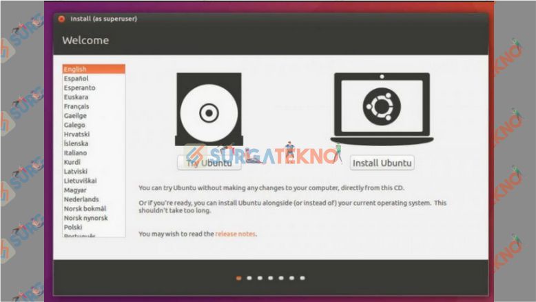 Awal Install Linux Ubuntu