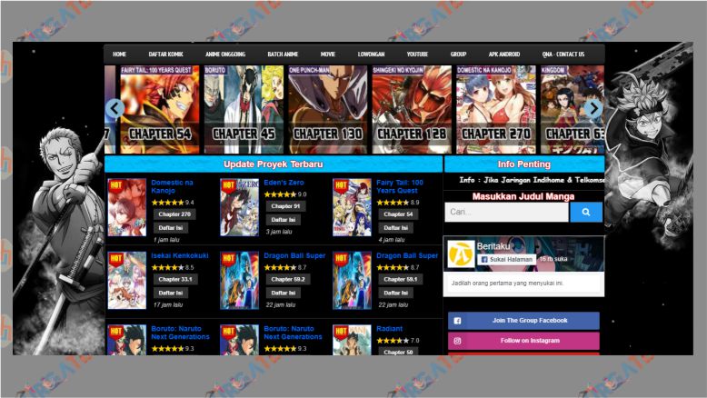 Mangaku - Situs Baca Manga dan Komik Online Gratis