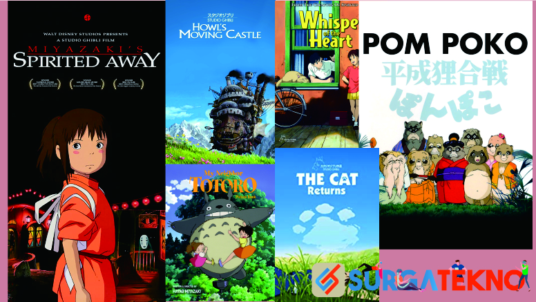 Rekomendasi Film Animasi Ghibli Studio