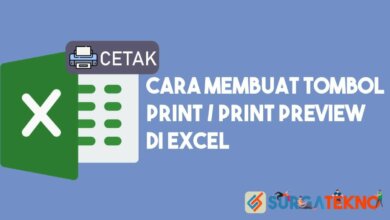 Cara Membuat Tombol Print dan Print Preview di Excel