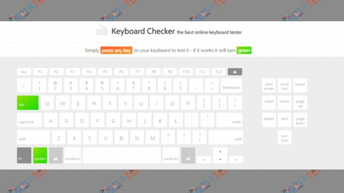 Keyboardchecker.com - Aplikasi Test Keyboard