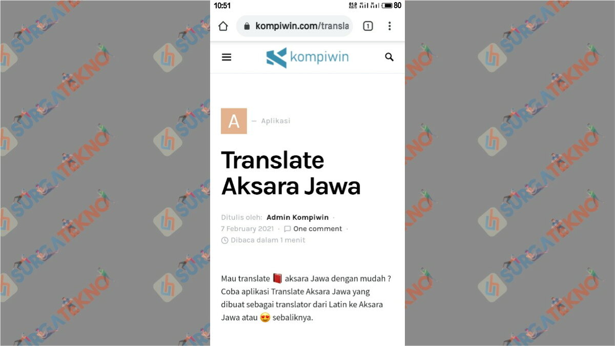 Cara Mudah Untuk Translate Aksara Jawa Tanpa Aplikasi