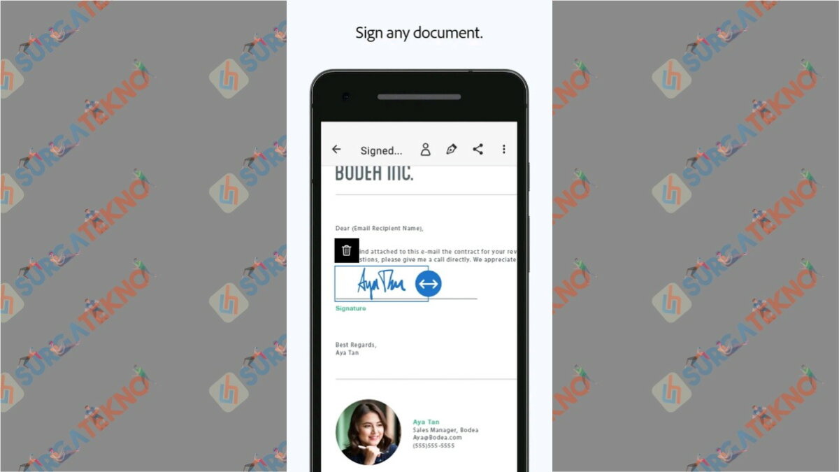 Adobe Fill & Sign - Aplikasi scan tanda tangan