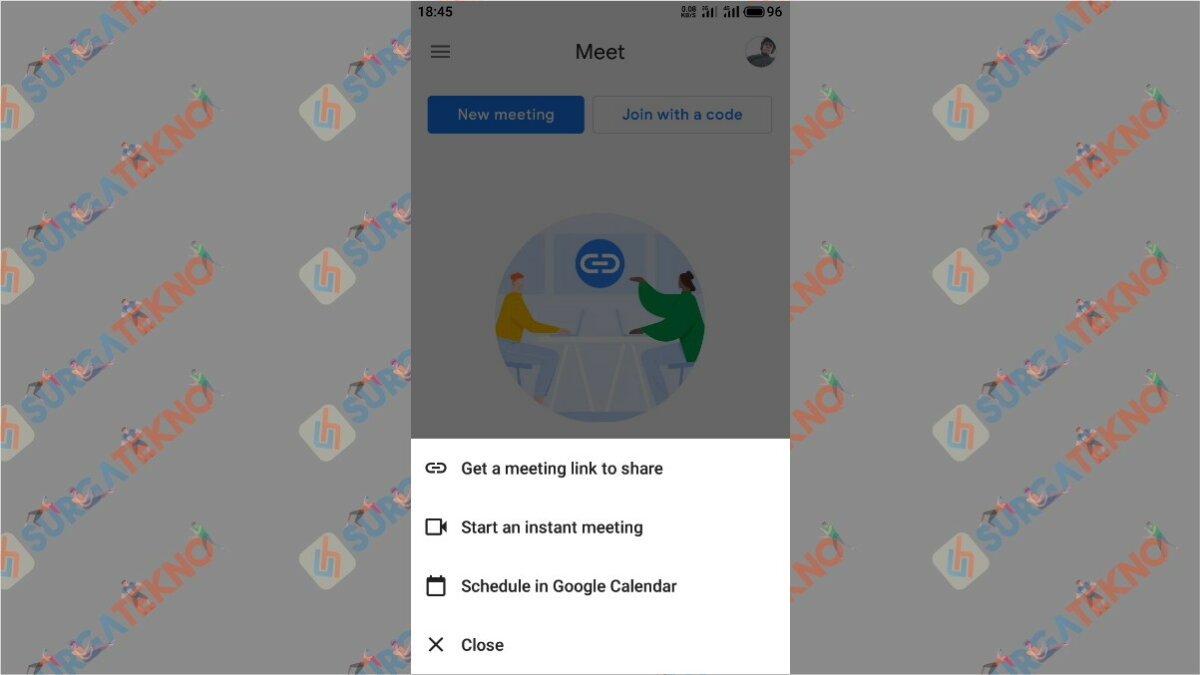 Langkah Keenam  - Cara Menggunakan Google Meet Secara Gratis