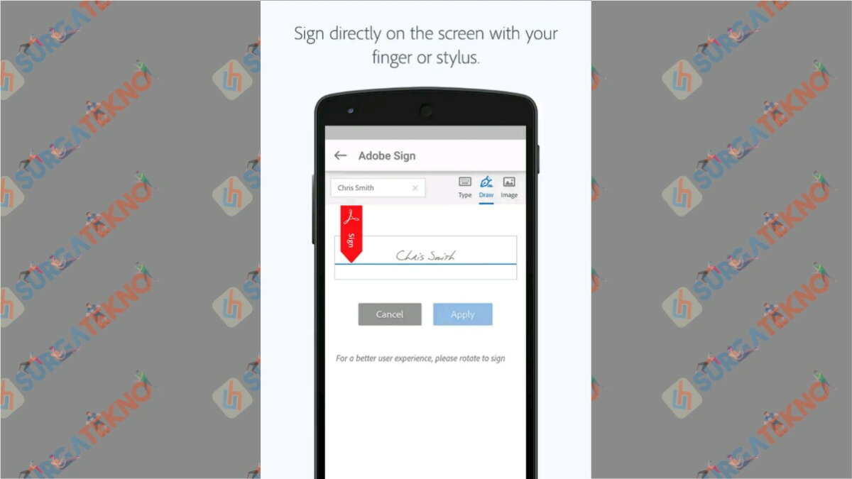 Adobe Sign - Aplikasi scan tanda tangan