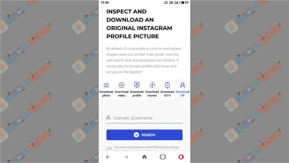 Langkah pertama - Cara Download Foto Profil Instagram