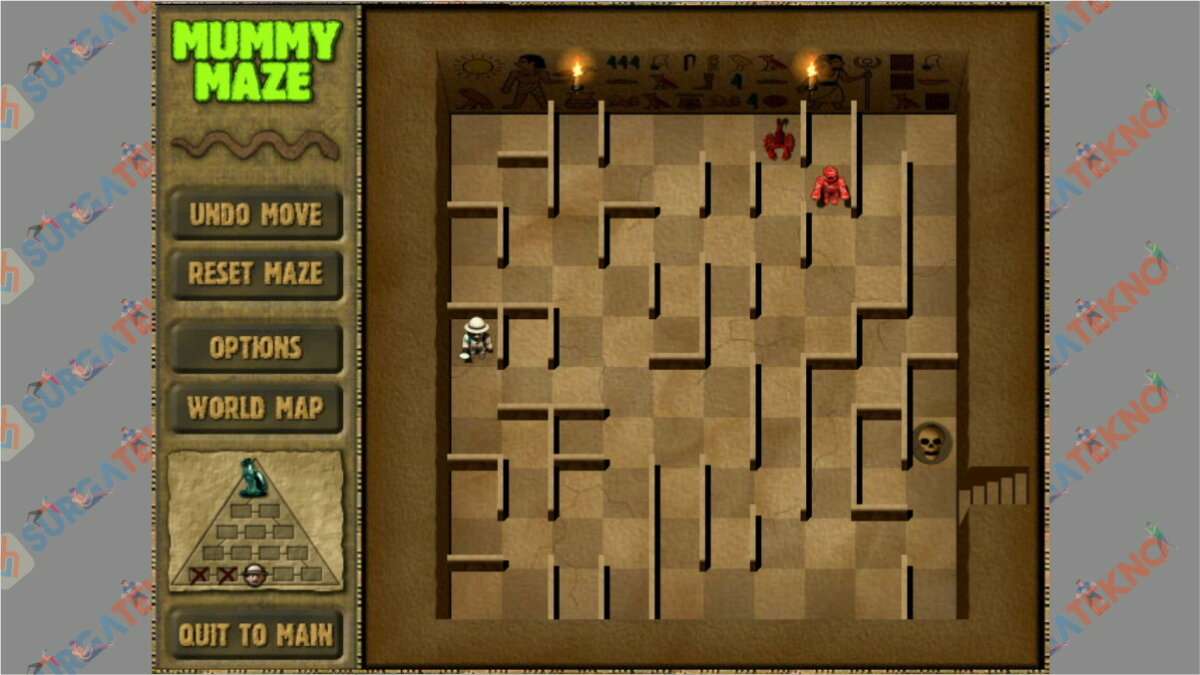 Screenshoot Gameplay Mummy Maze Deluxe