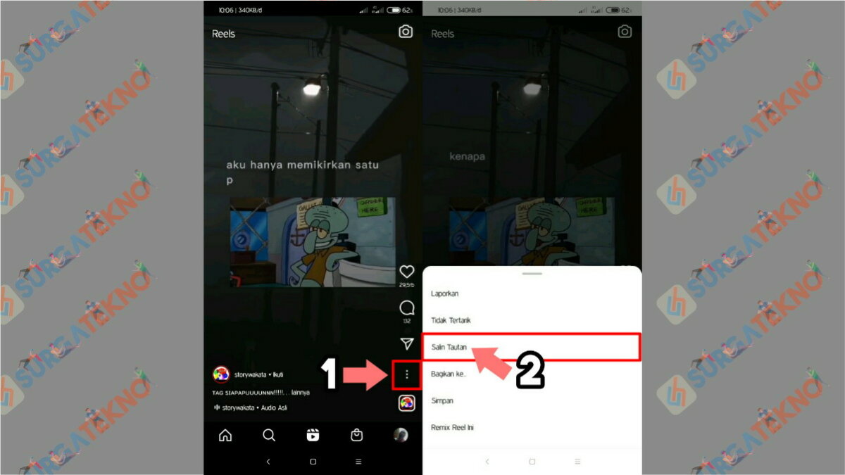 Gambar Langkah Pertama - Cara Download Video dari Instagram Reels
