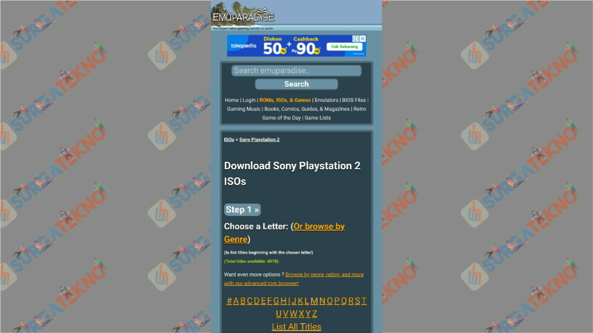emuparadise - situs download game ps2 ISO