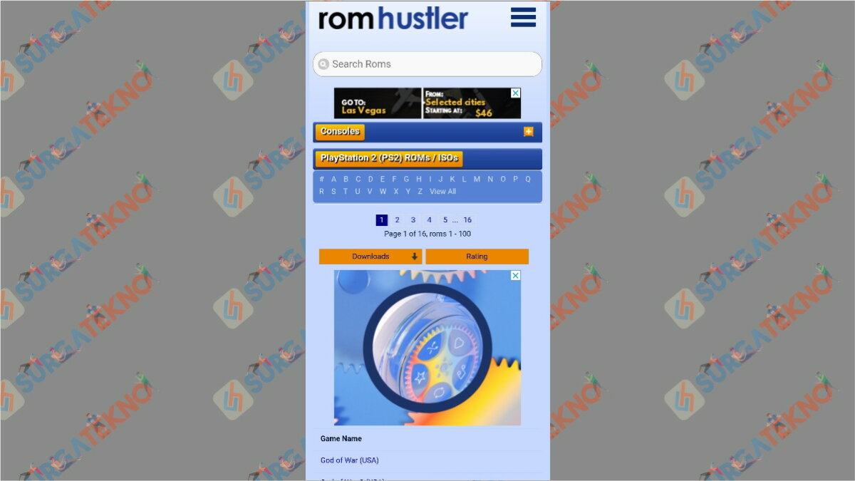 Romshustler - situs download game ps2 ISO