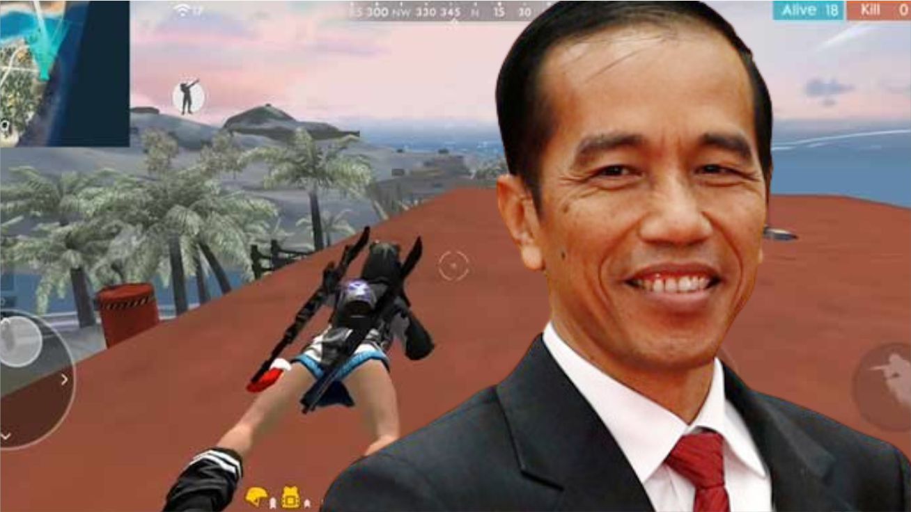 Benarkah Pak Jokowi Main Free Fire