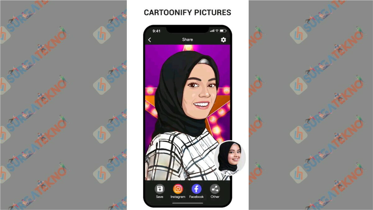 ToonApp - aplikasi pengubah foto menjadi anime