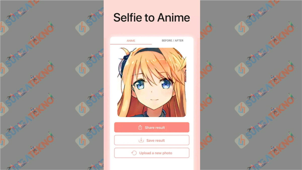 Toonify - aplikasi pengubah foto menjadi anime