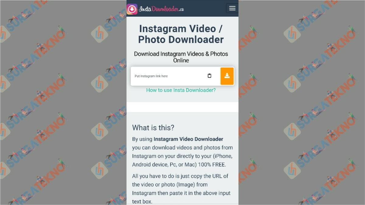 instadownloader.co - aplikasi pengunduh video Instagram