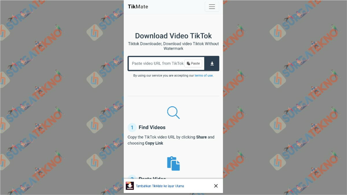 TikMate.online - pengunduh video tiktok tanpa watermark