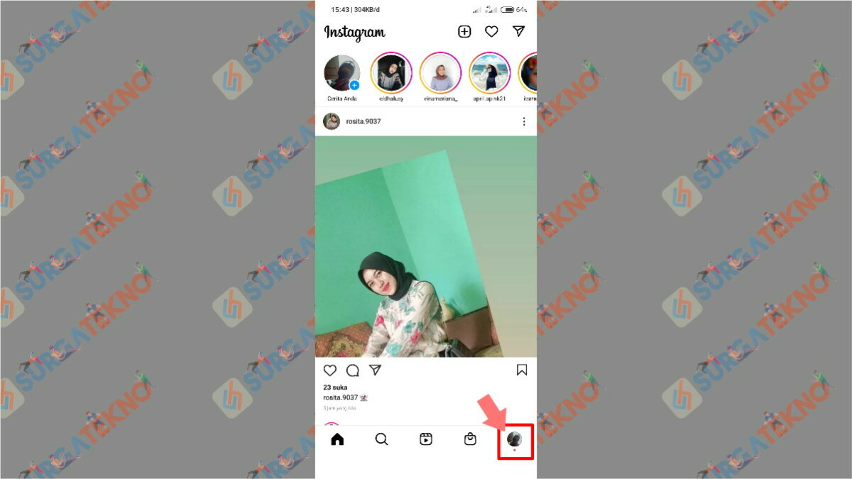 langkah pertama - cara mengubah tampilan dark mode di instagram