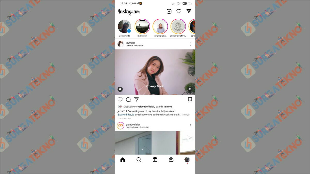 langkah terakhir - cara Merubah Bahasa Indonesia di Instagram