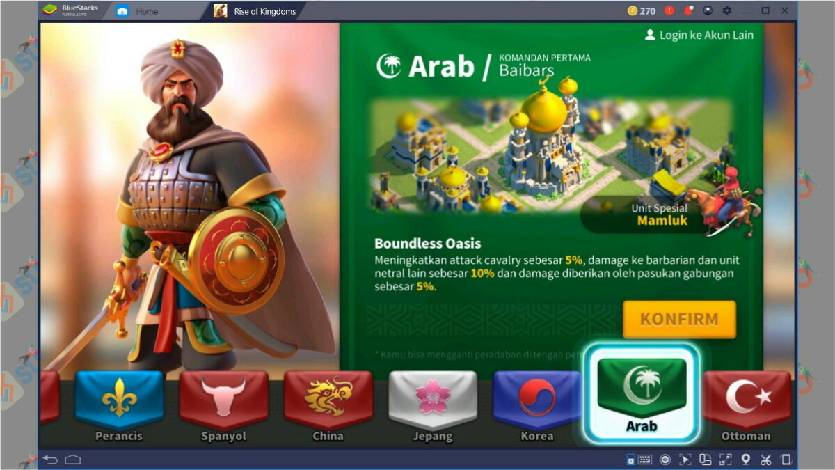 Arab - peradaban terbaik rise of kingdoms