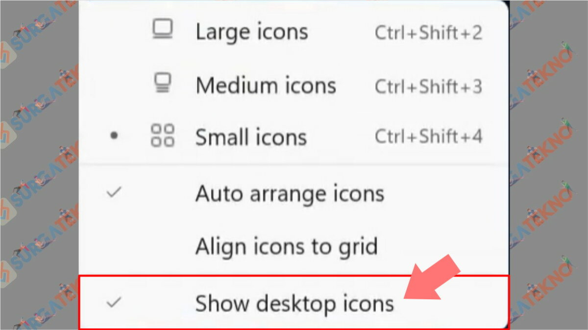 Cara Menghilangkan Icon Shortcut di Desktop Windows 11