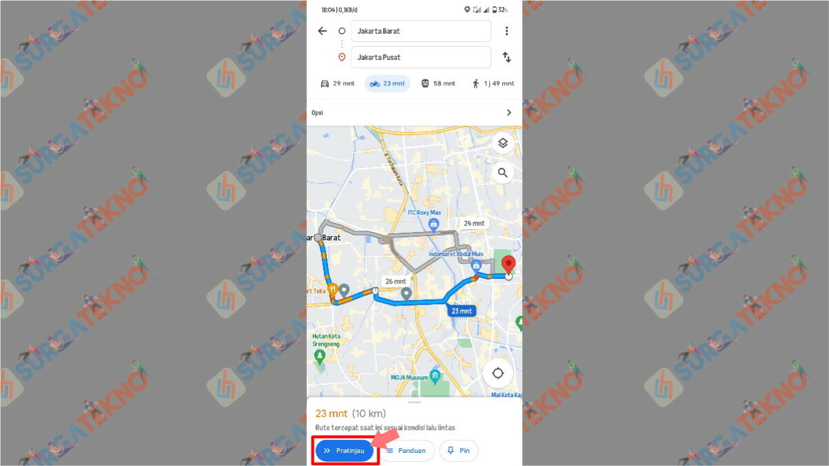 Cara Setting Nomor Ganjil-Genap di Google Maps