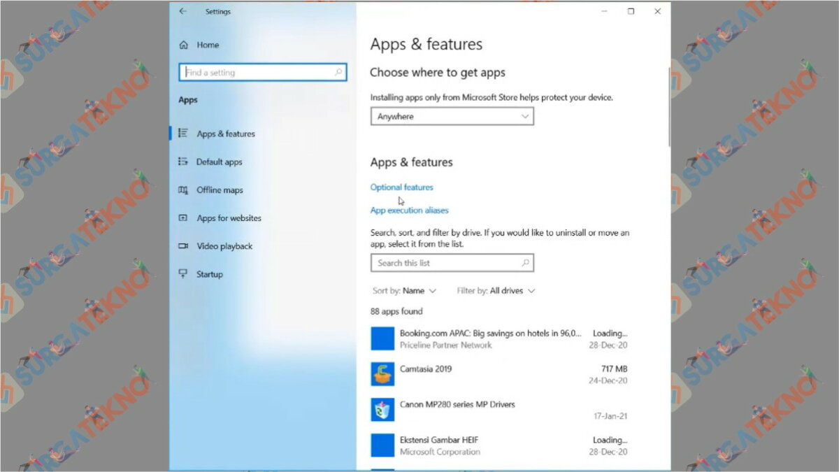 Cara Melihat Aplikasi yang Terinstall di Windows 10