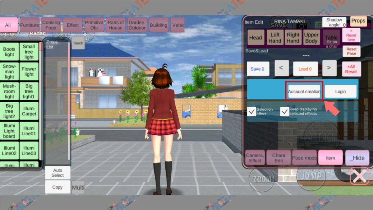 ID Sakura School Simulator Balapan Mobil