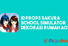 ID Sakura School Simulator Dekorasi Rumah Aoi