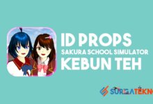 ID Sakura School Simulator Kebun Teh