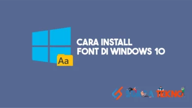 Cara Install Font di Windows 10