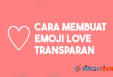 Cara Membuat Emoji Love Transparan