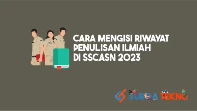 Cara Mengisi Riwayat Penulisan Ilmiah di SSCASN 2023
