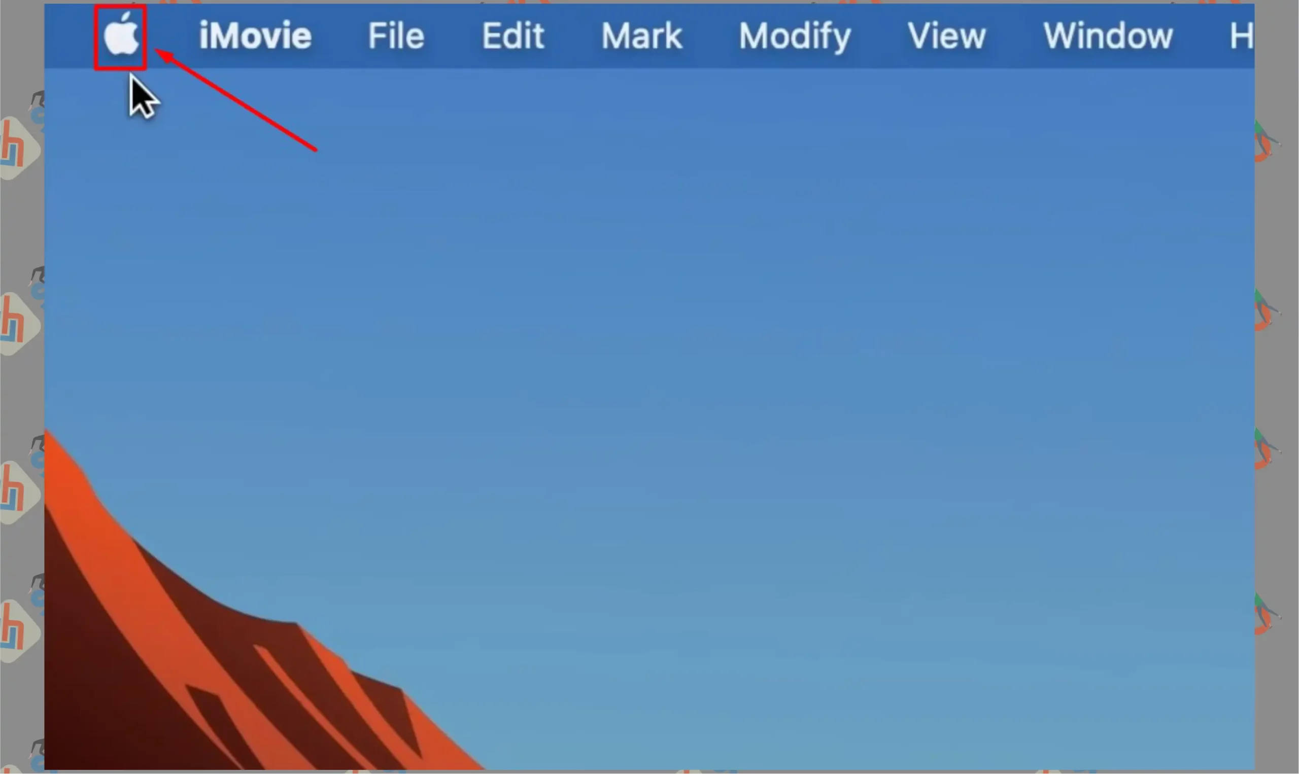 1 Pencet Icon Apple - Cara Restart macOS saat Lemot