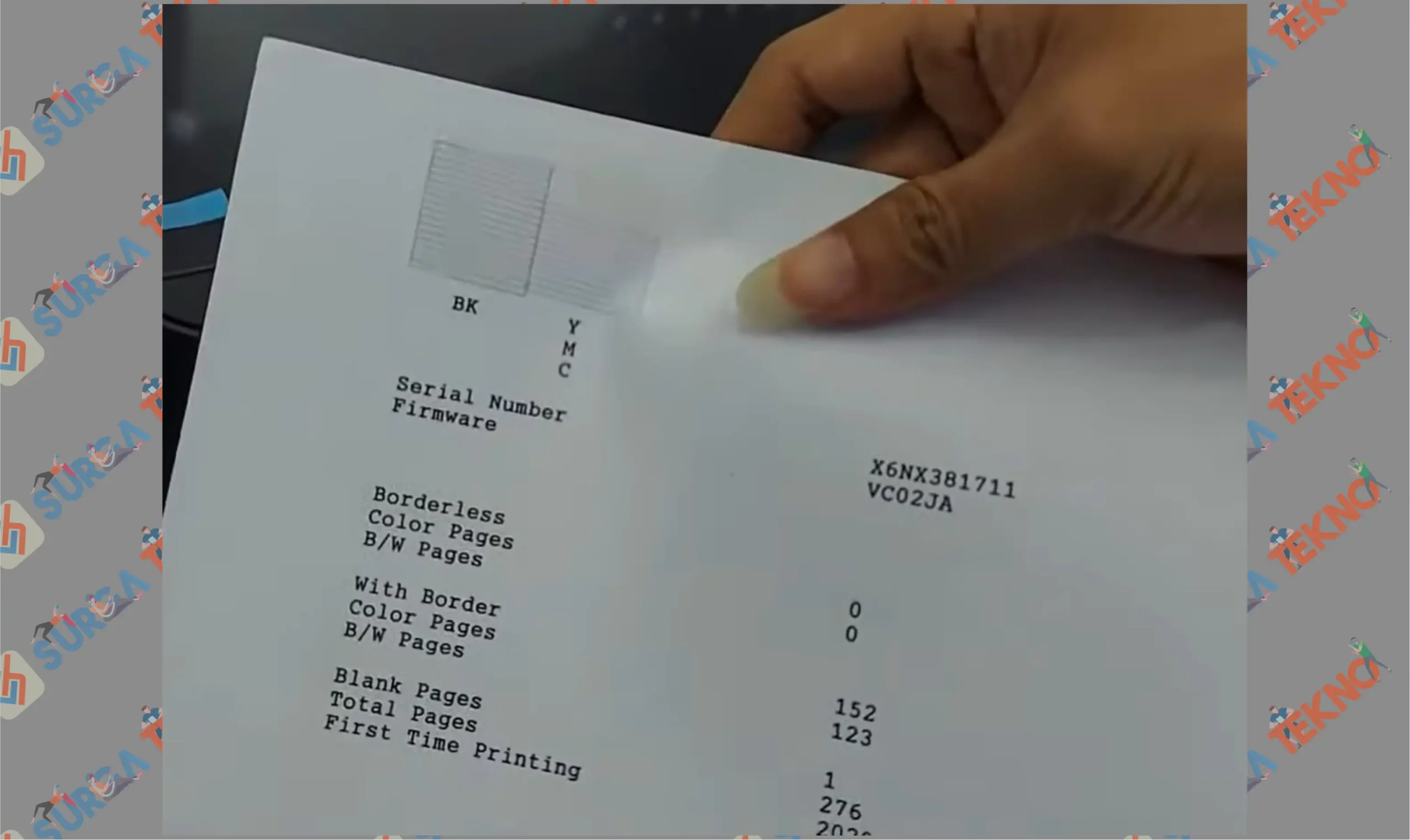 8 Printer akan Cetak - Cara Mengatasi Nozzle Check is recommended di Epson L3110