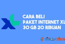 Cara Beli Paket Internet XL 30 GB 20 Ribuan