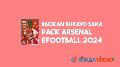 Racikan Bukayo Saka Pack Arsenal eFootball 2024