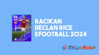 Racikan Declan Rice English League Selection eFootball 2024