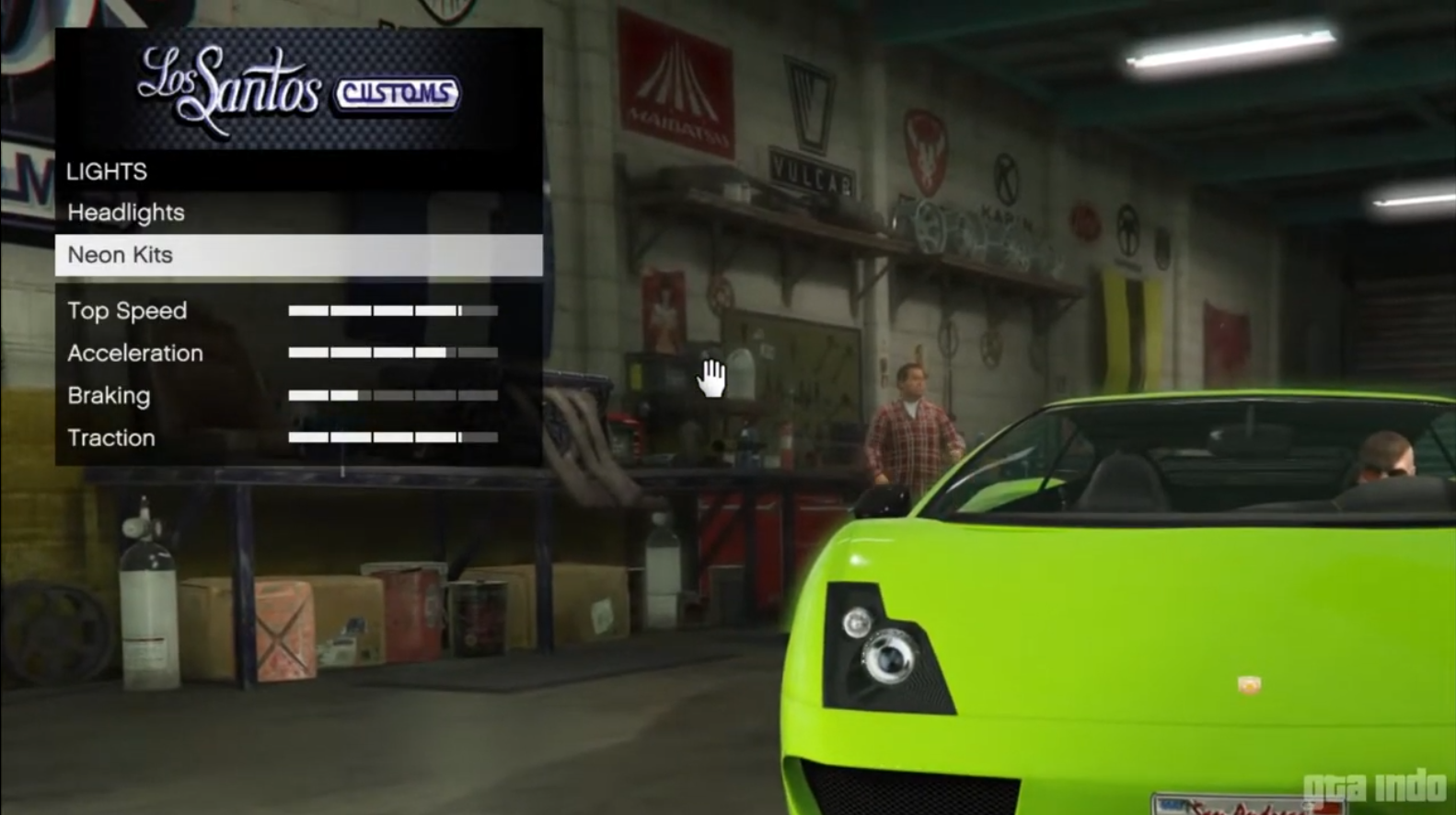 Cara Memasang Lampu Neon Dibawah Mobil GTA 5