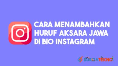 Cara Menambahkan Huruf Aksara Jawa di Bio Instagram