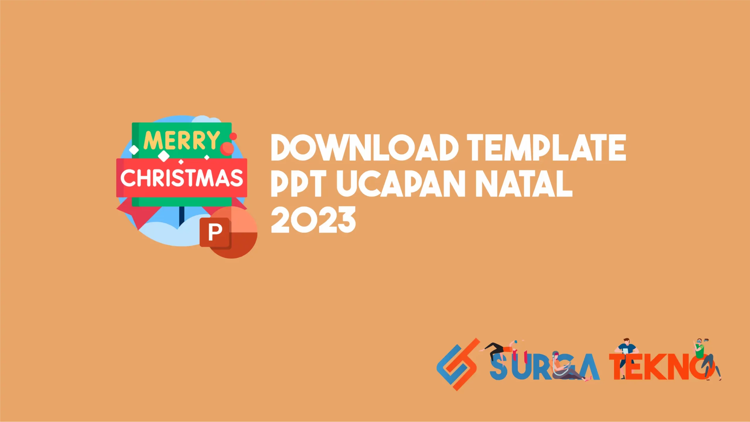 Download Template PPT Ucapan Natal 2023