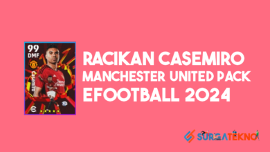 Racikan Casemiro Manchester United Pack eFootball 2024