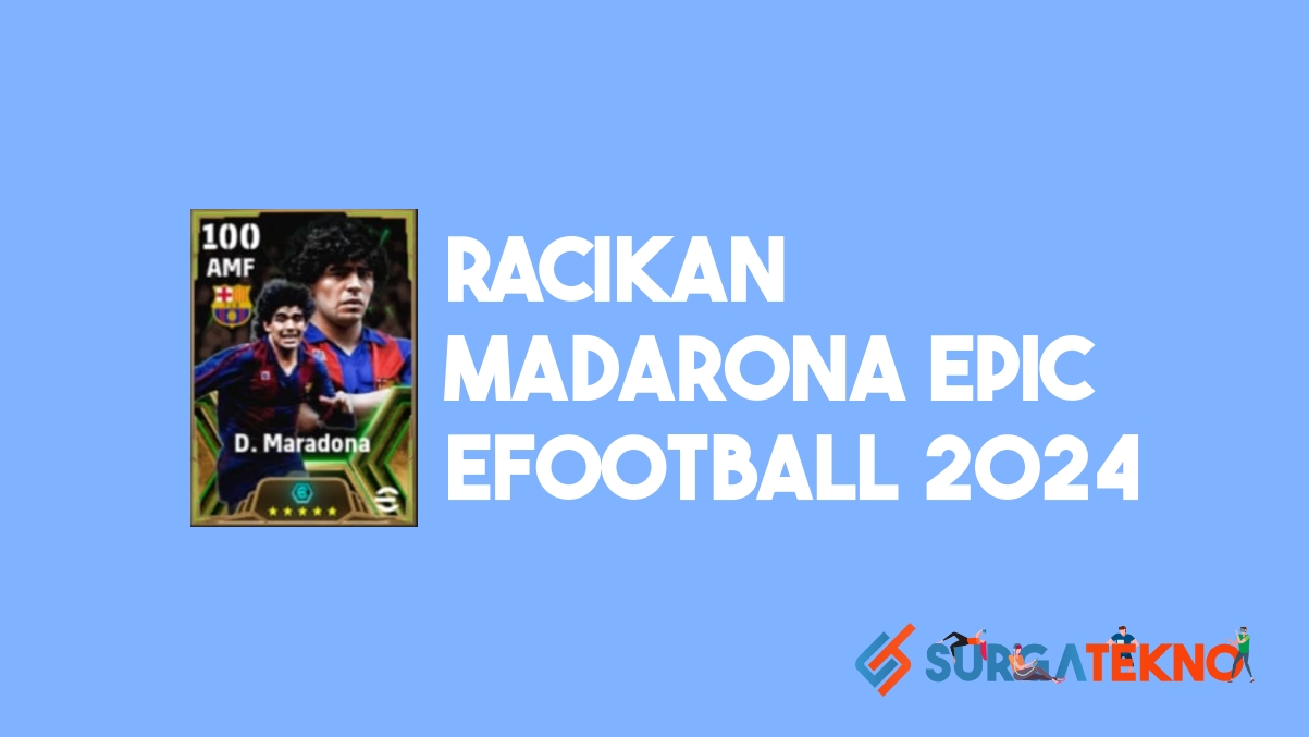 Racikan Diego Maradona Epic eFootball 2024