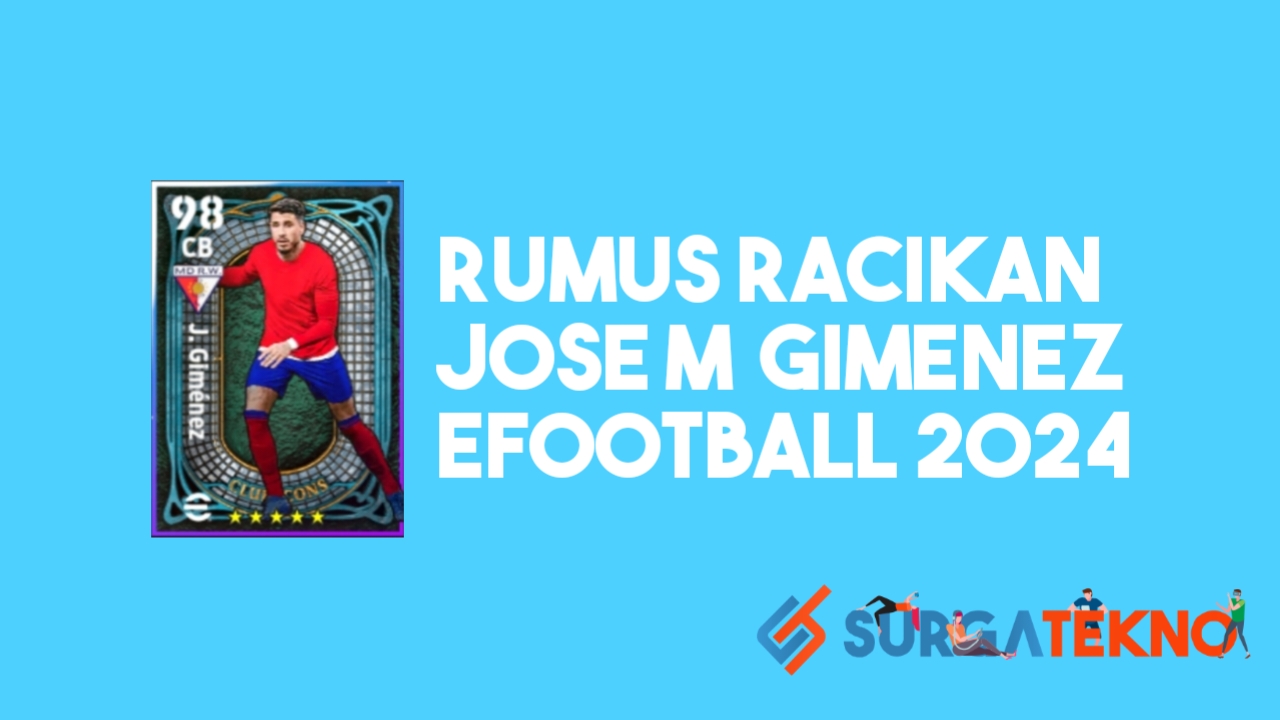 Racikan Jose Maria Gimenez Icon Clubs eFootball 2024