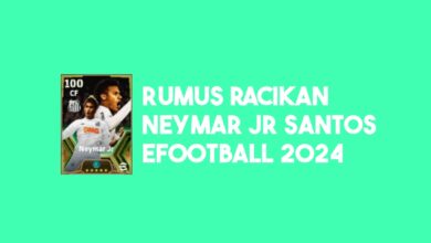 Racikan Terbaik Neymar Jr Santos eFootball 2024