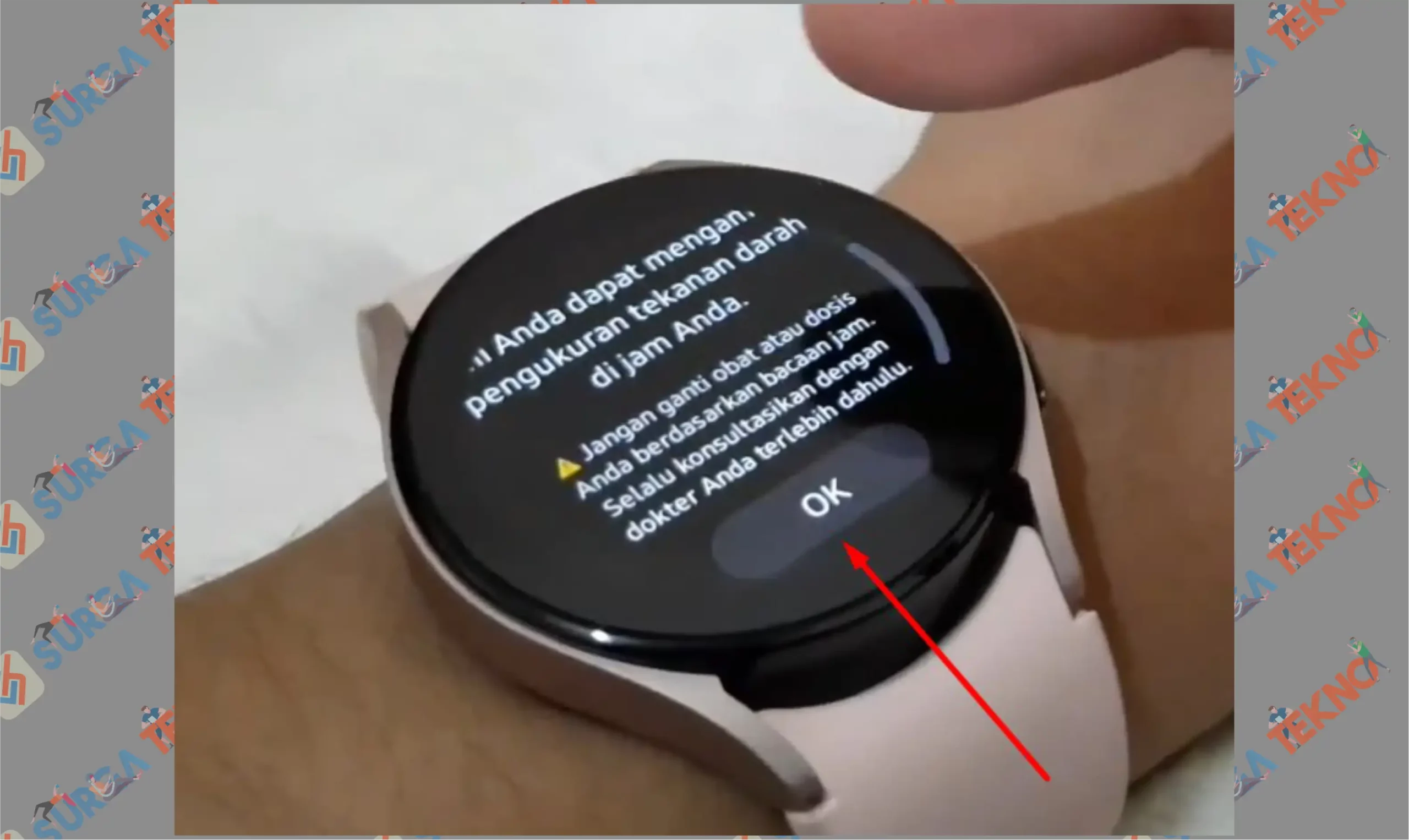 11 Pencet OK - Cara Mengukur Tensi dengan Samsung Galaxy Watch