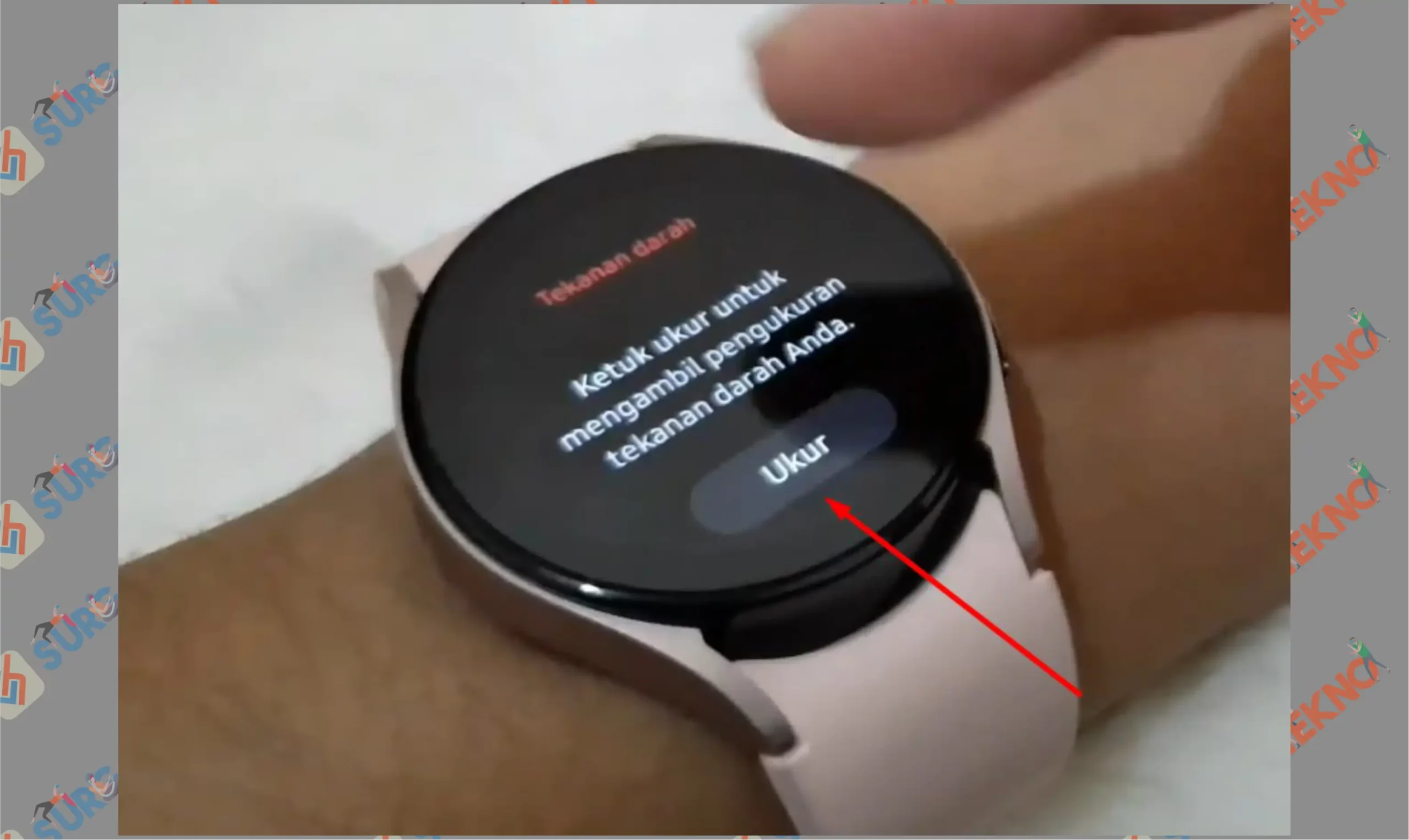 12 Klik Tombol Ukur - Cara Mengukur Tensi dengan Samsung Galaxy Watch