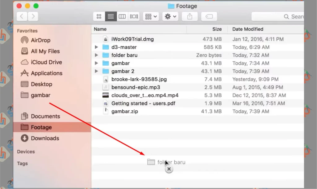 12 Seret Hapus - Cara Menggunakan Finder di Macintosh